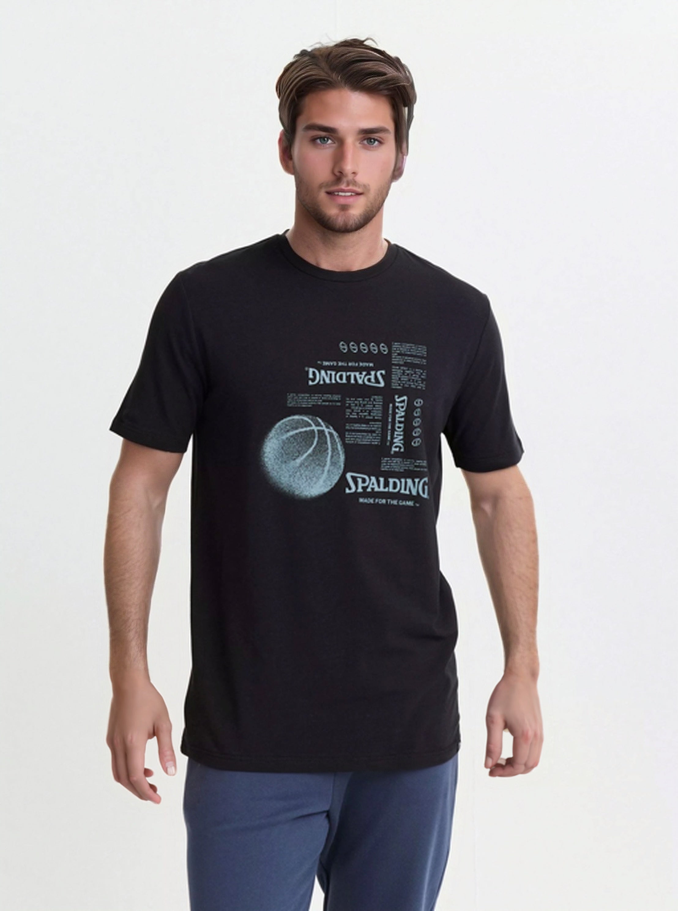 POLERA ESTAMPADA CORTE CURVO