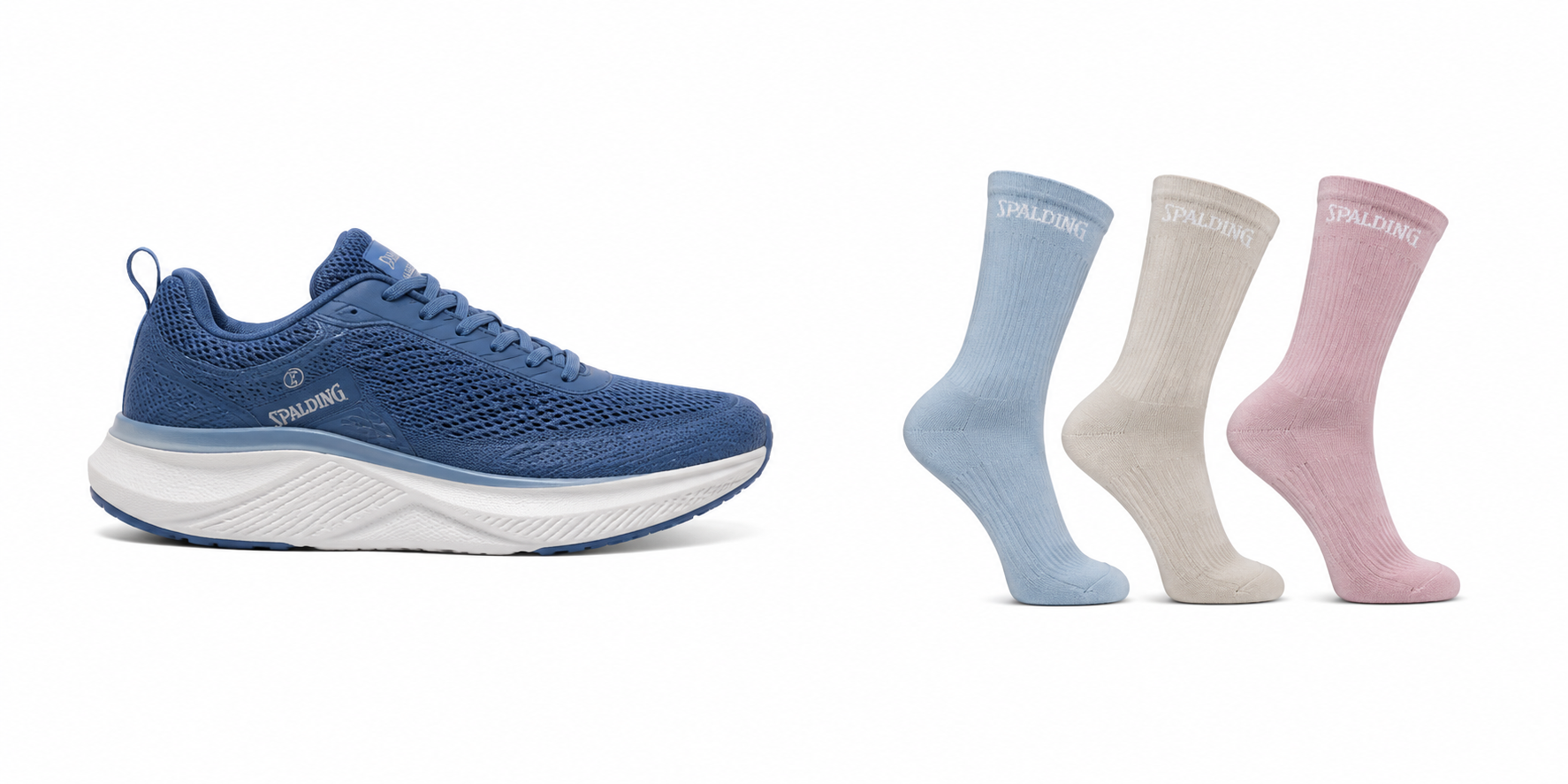 KIT ZAPATILLAS RUNNING PARK 2.0 + CALCETINES TRIPACK SPALDING