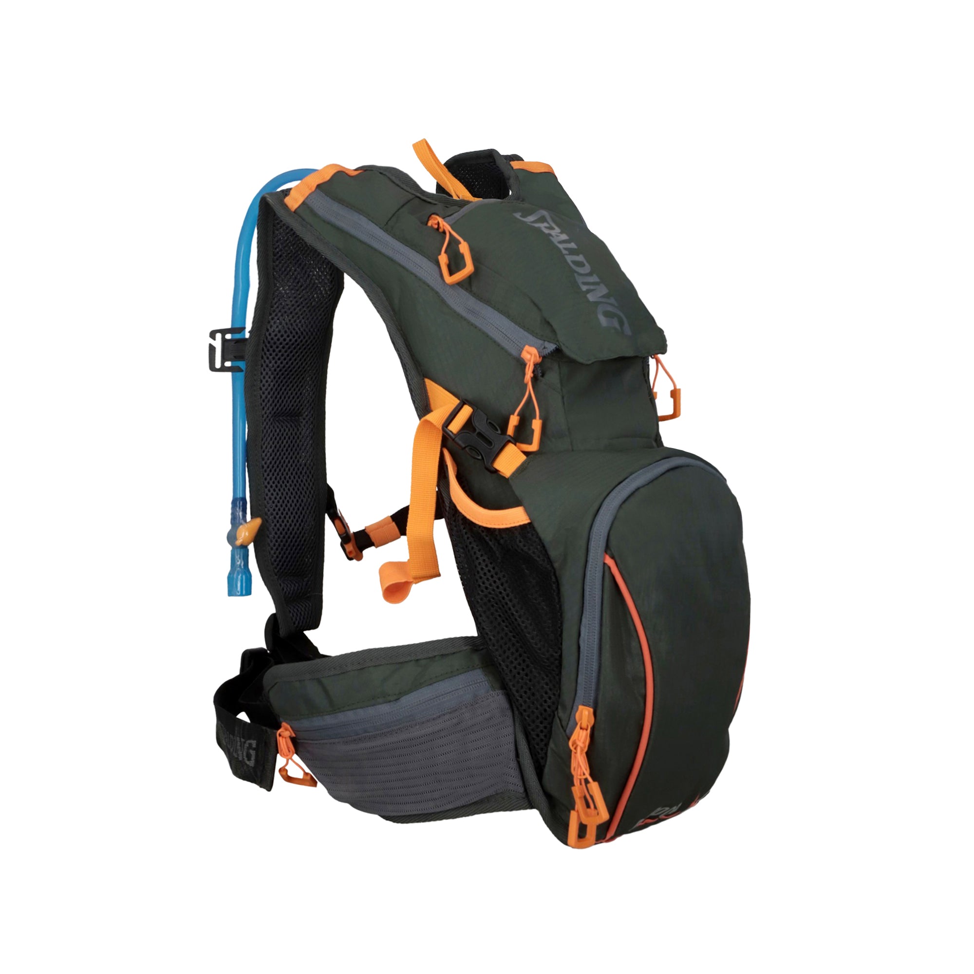 MOCHILA OUTDOOR CAMEL BACK DARK GREEN-GRAY-ORG