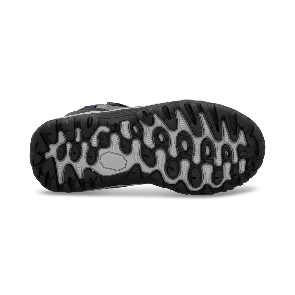 ZAPATOS OUTDOOR AKON KIDS GRIS - AZUL
