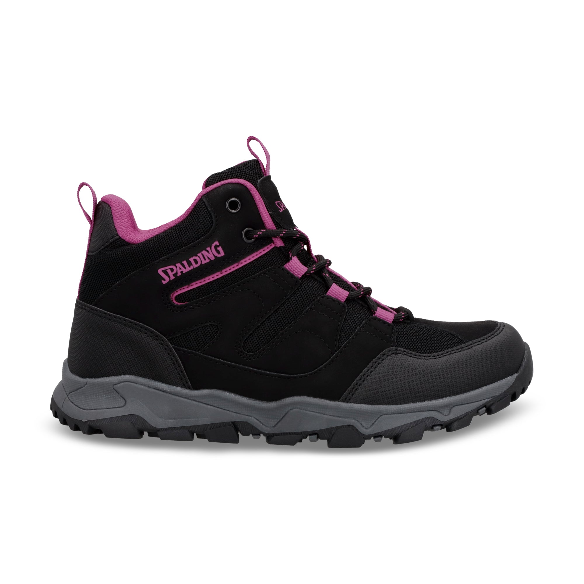 ZAPATOS OUTDOOR GOBY SPALDING JUNIOR BLACK-PINK