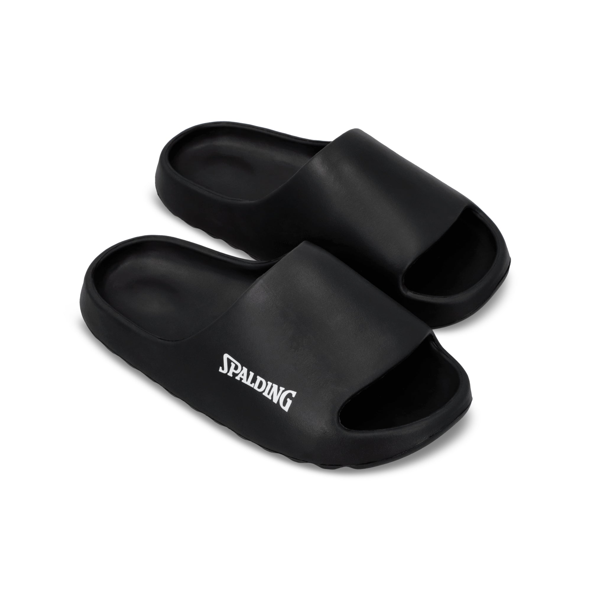 SANDALIAS SLIDE NUBE JUNIOR BLACK WHITE