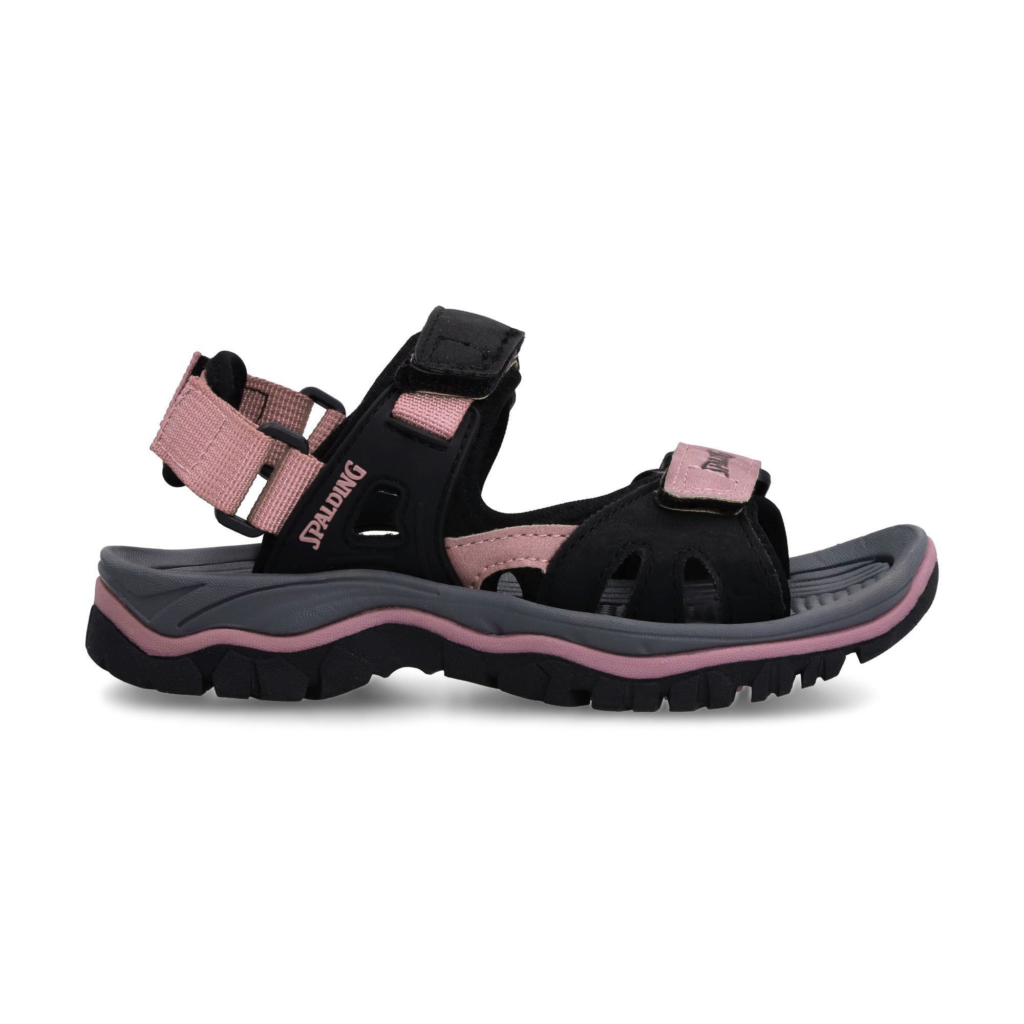 SANDALIA OUTDOOR INFANTIL NEG-ROSA-GRIS.O