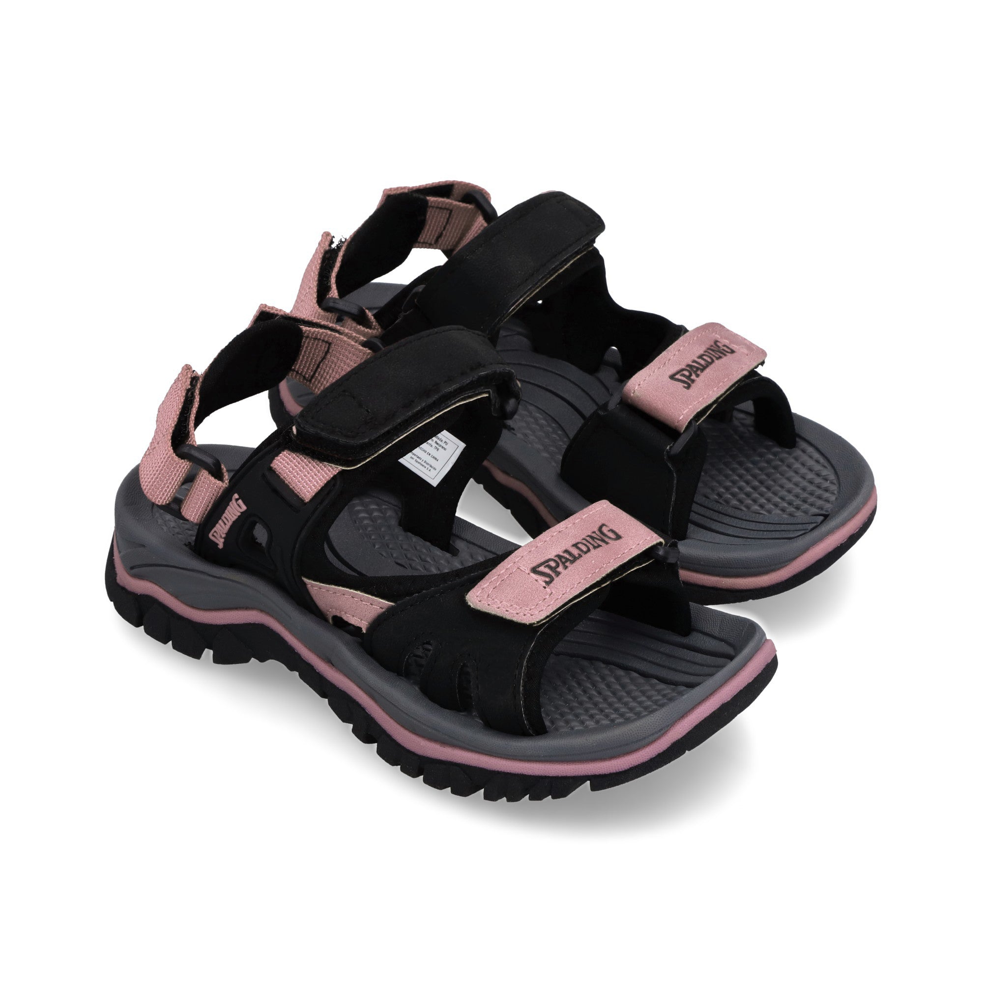 SANDALIA OUTDOOR INFANTIL NEG-ROSA-GRIS.O