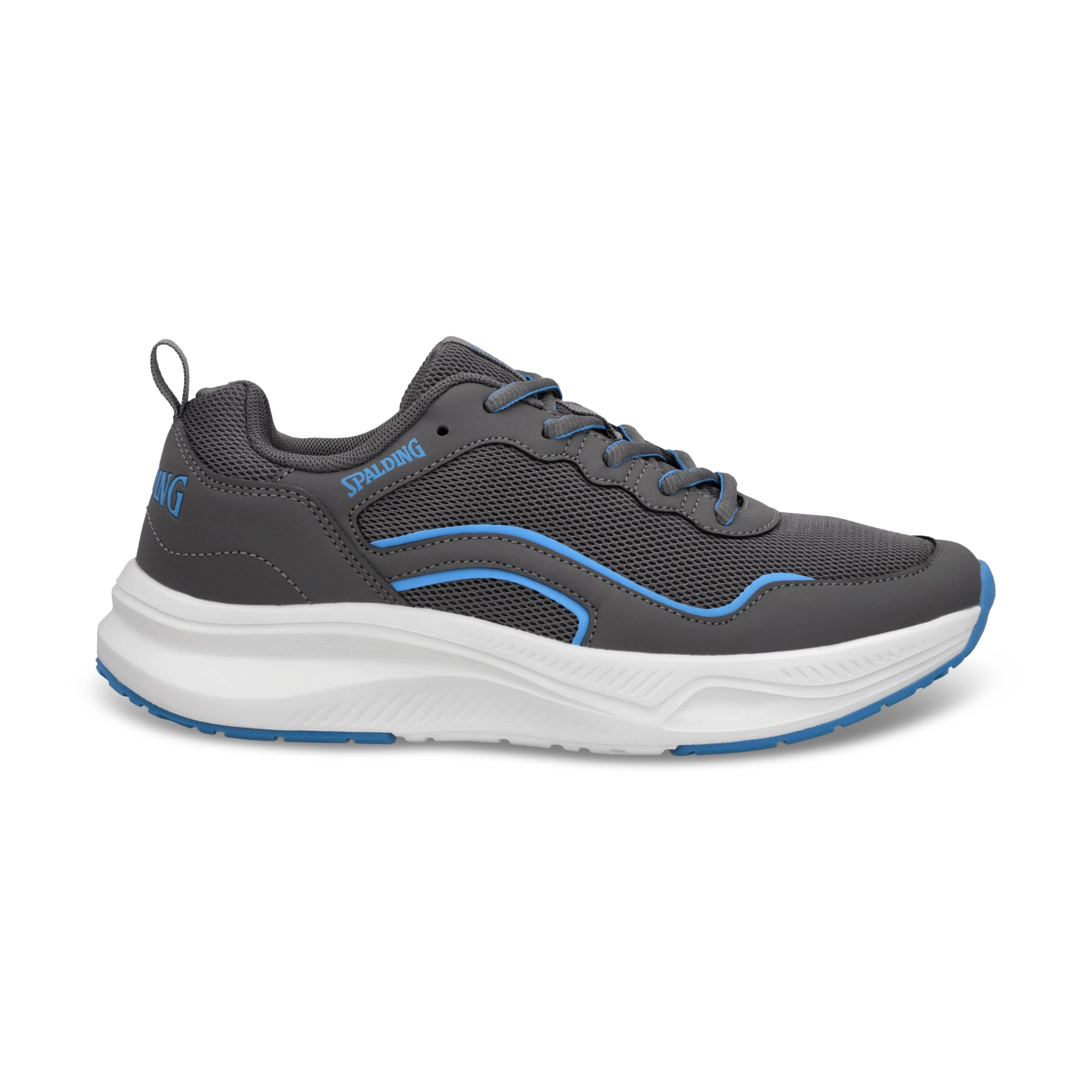 ZAPATILLA TRAIL RUNNING SPALDING CIRCUIT JUNIOR GRIS AZUL