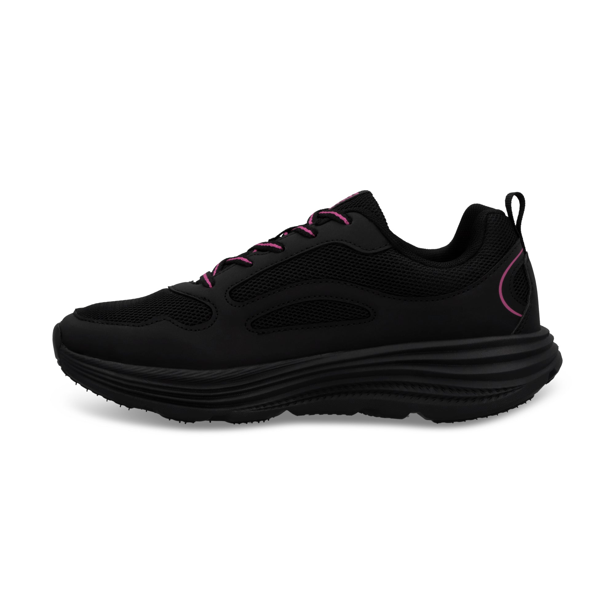 ZAPATILLA TRAIL RUNNING SUPERSET SPALDING JUNIOR NEGRO FUCSIA