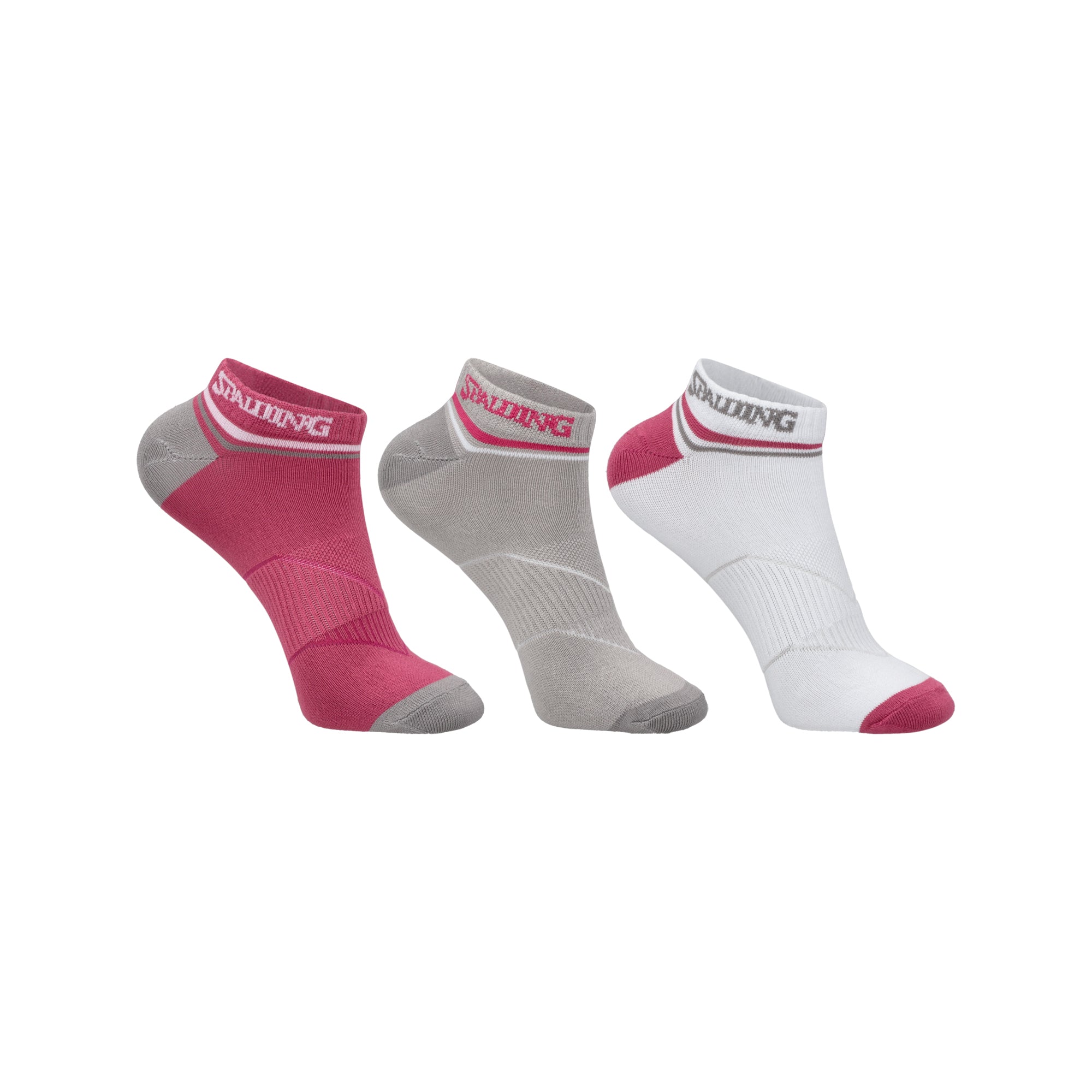 CALCETINES TRIPACK SPALDING CORTOS LINEAS 40-44 BFGGFG