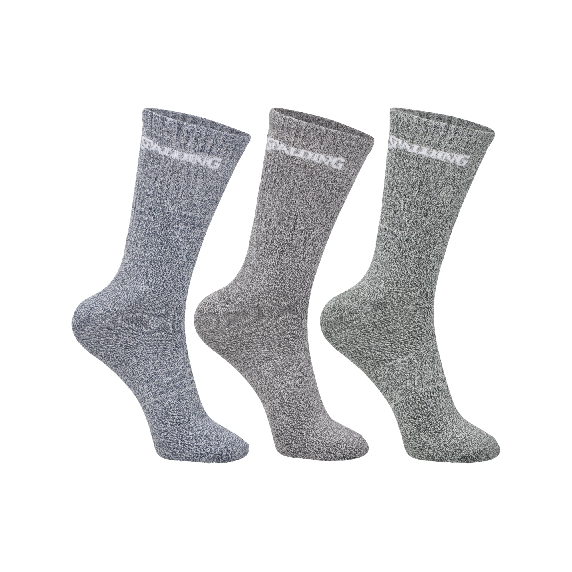 CALCETINES TRIPACK SPALDING MEDIOS MIXED 40-44 VNGA