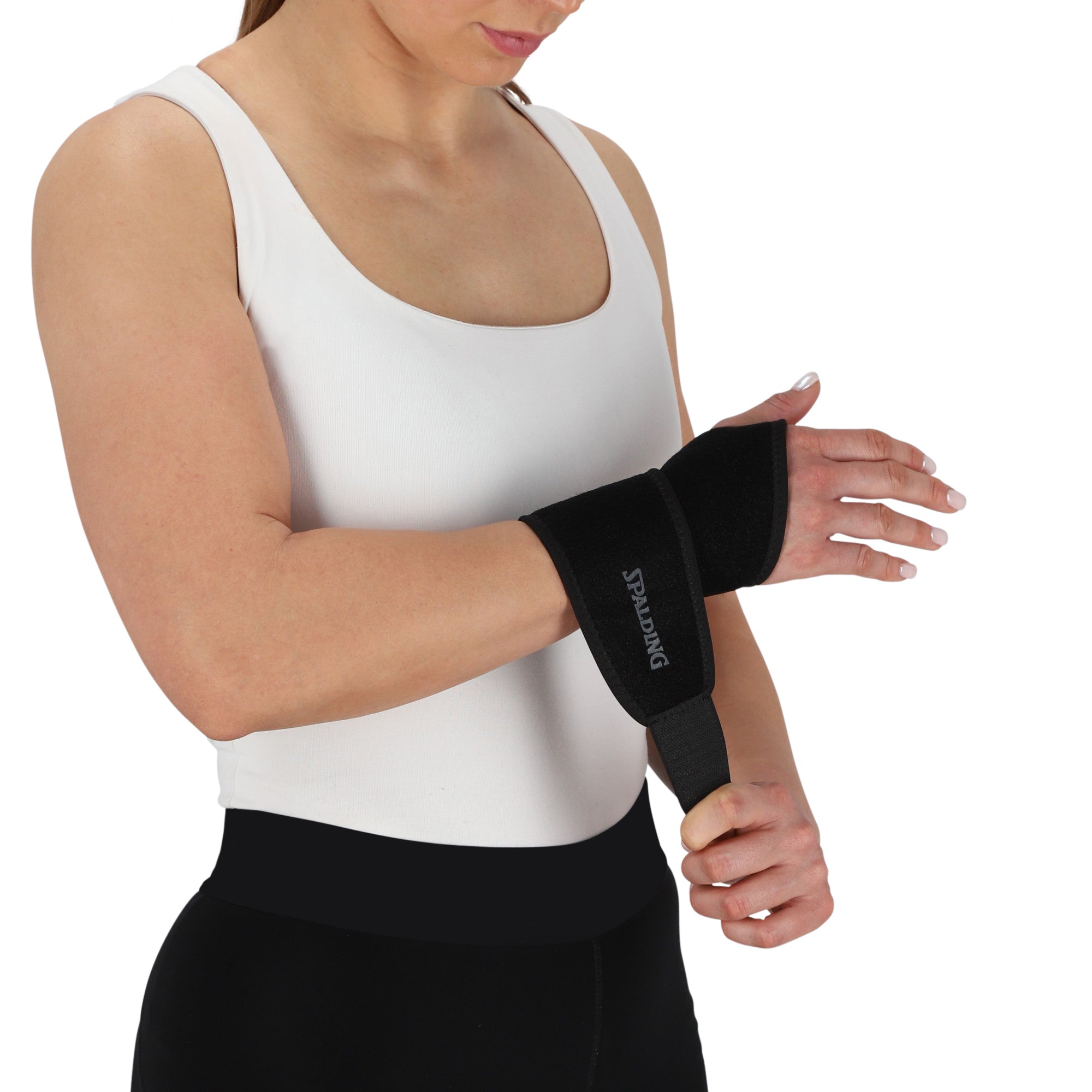 MUÑEQUERA CON DEDO PULGAR Y VELCRO