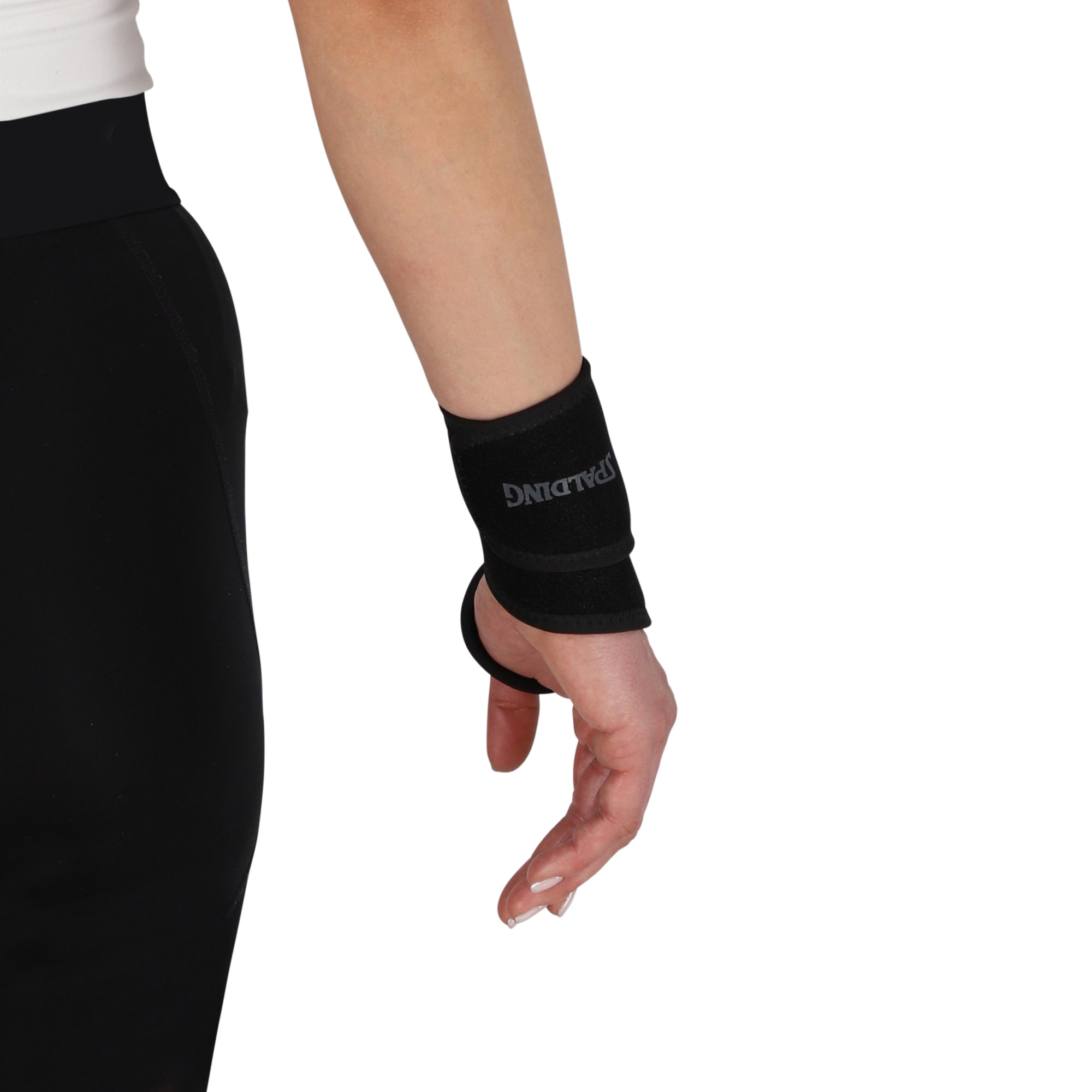 MUÑEQUERA CON DEDO PULGAR Y VELCRO