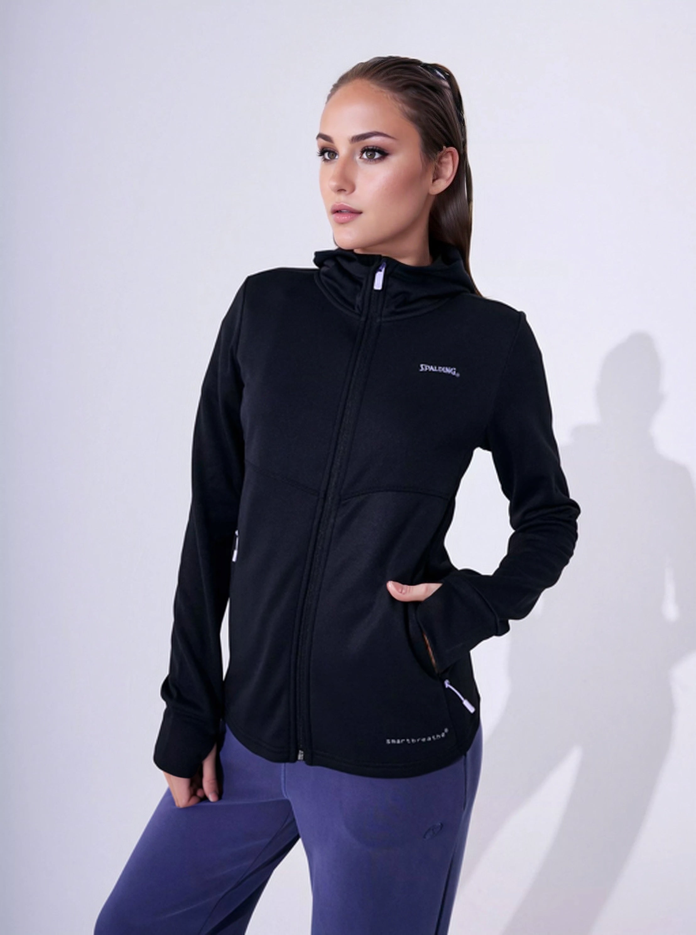 POLERON TECNICO CON GORRO INTERIOR FLEECE
