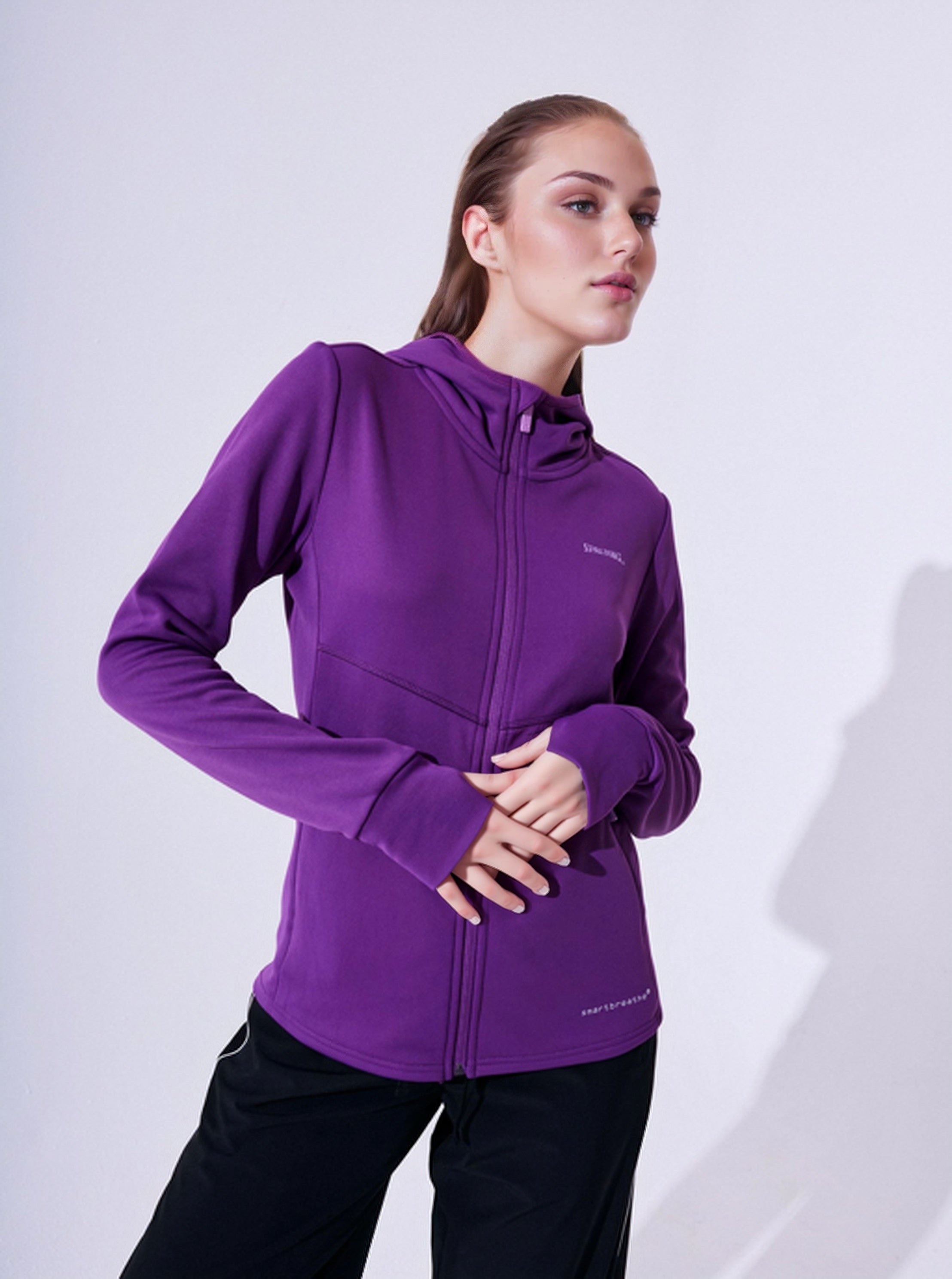 POLERON TECNICO CON GORRO INTERIOR FLEECE