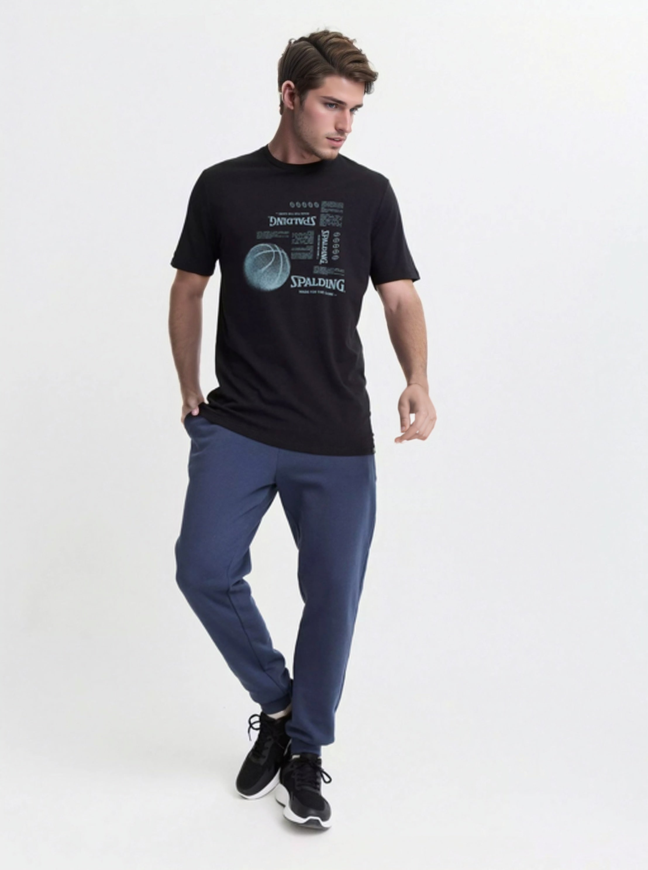 POLERA ESTAMPADA CORTE CURVO