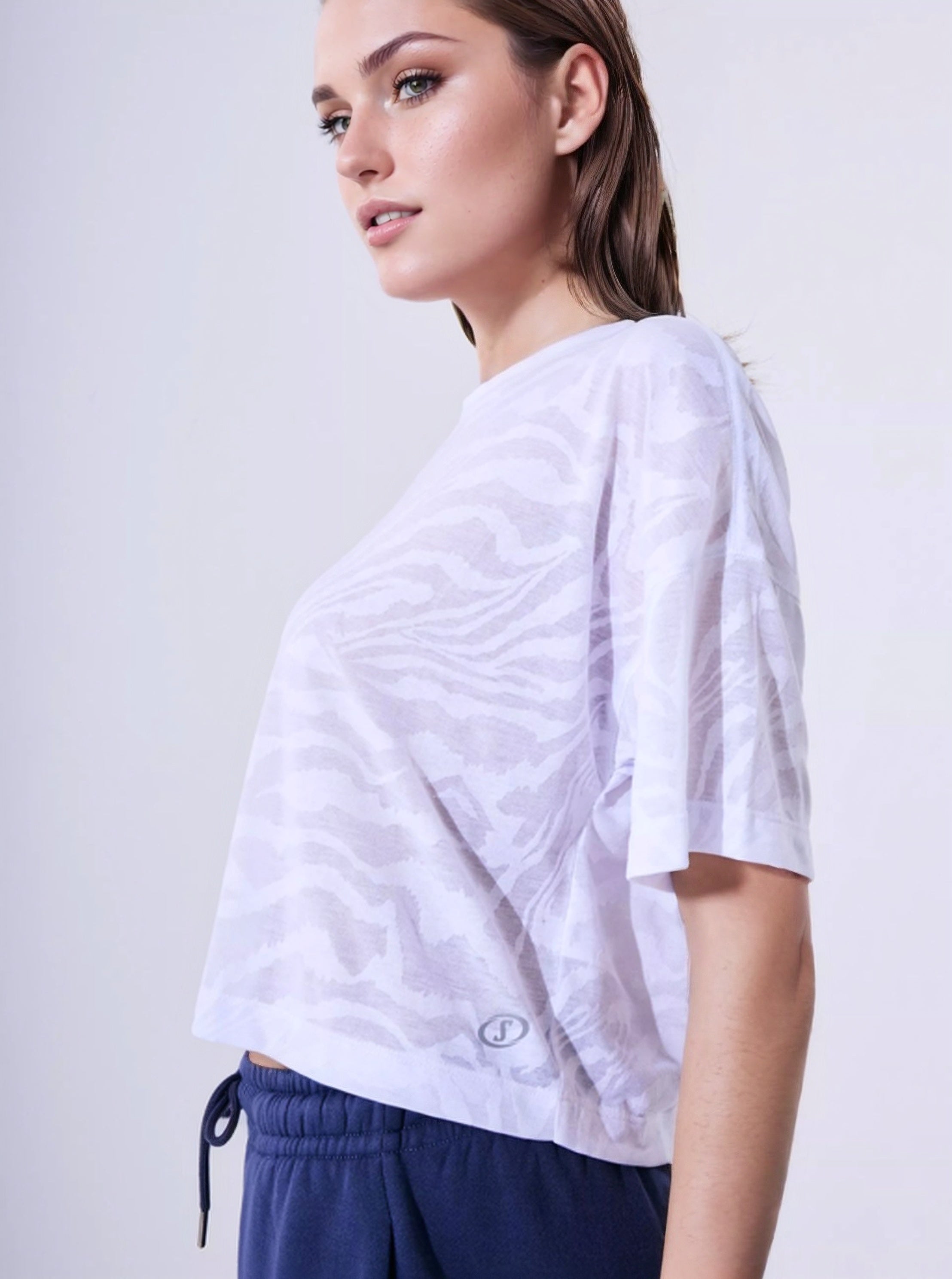 POLERA BURN OUT TRANSPARENCIA