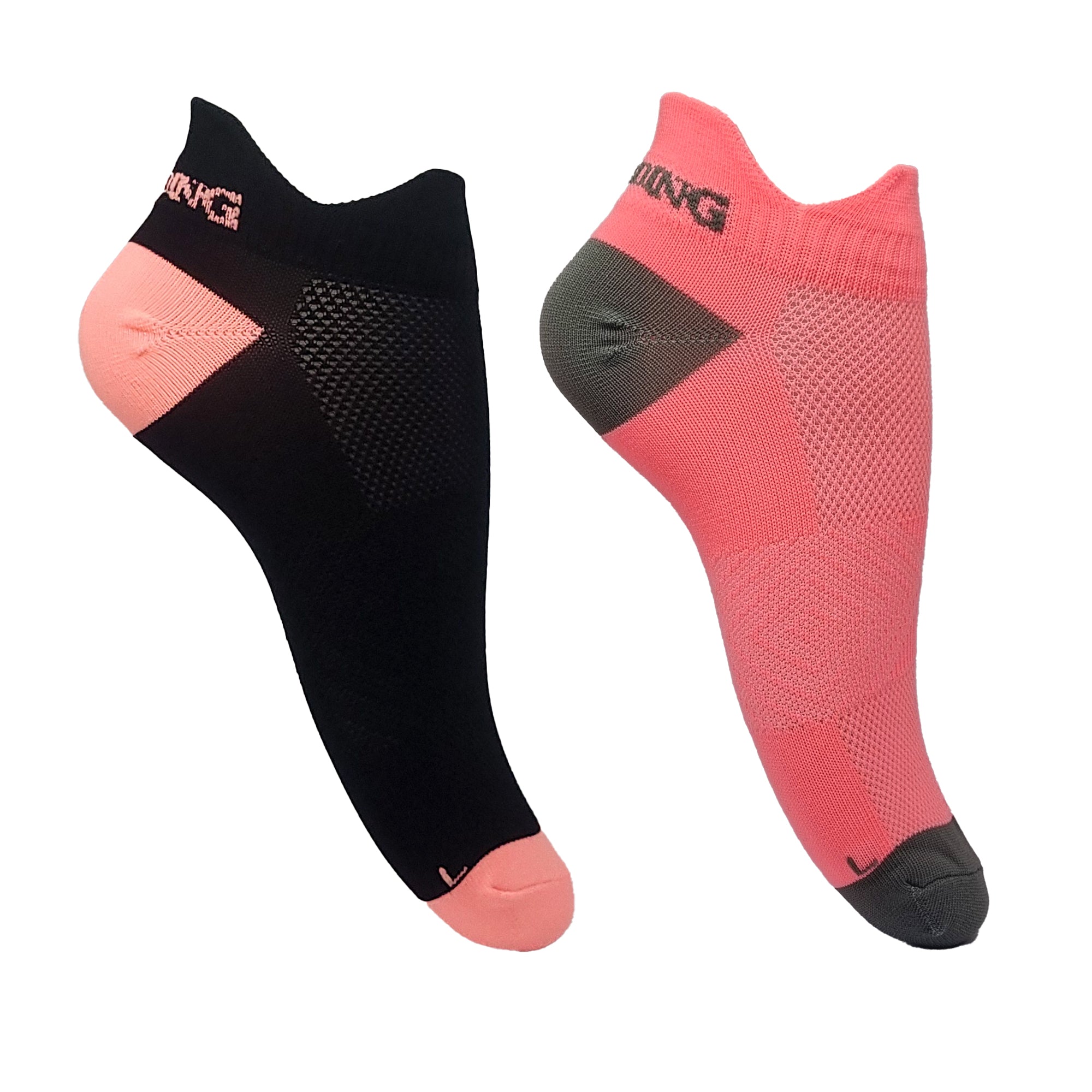 BIPACK CALCETINES CORTOS CORAL-NEGRO 35-39