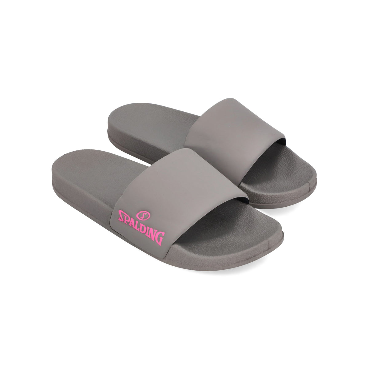 SANDALIA  JUNIOR GRIS-FUCSIA LOGO ROSA FLU