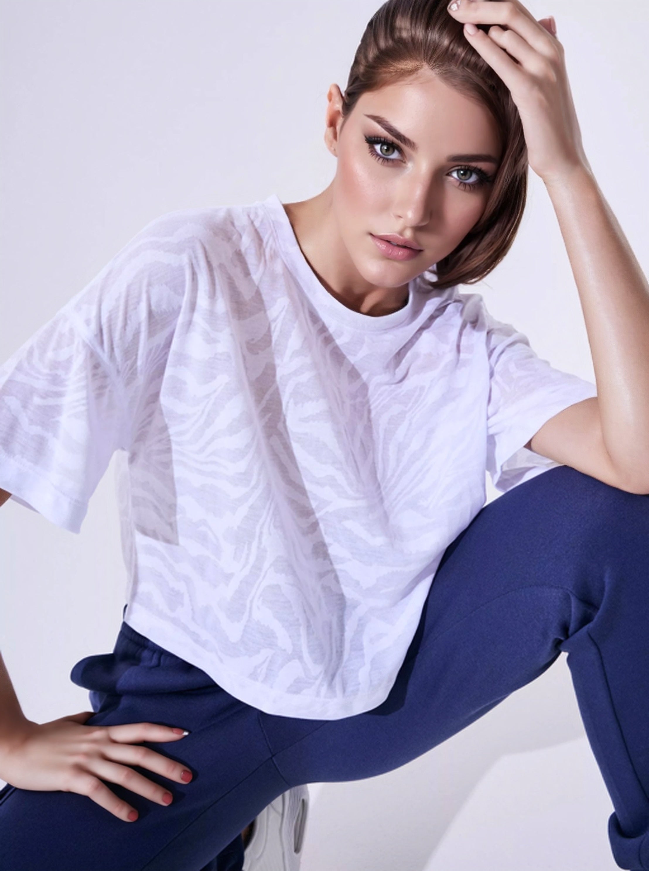 POLERA BURN OUT TRANSPARENCIA