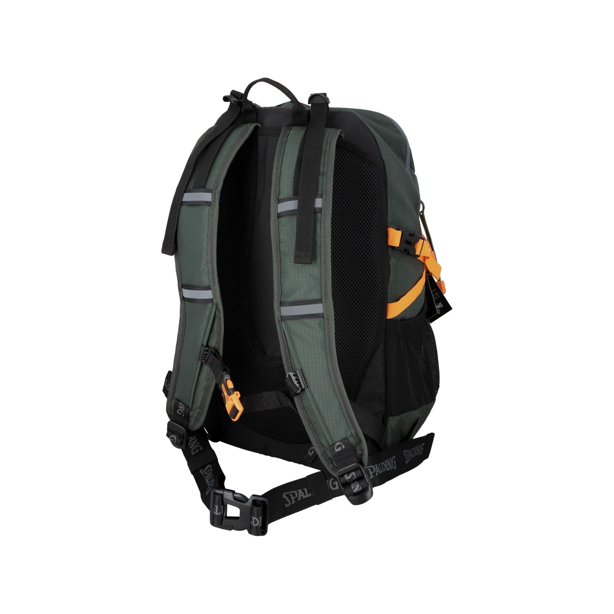 MOCHILA OUTDOOR 3 BOLSILLOS DK GRN-GRAY-ORG
