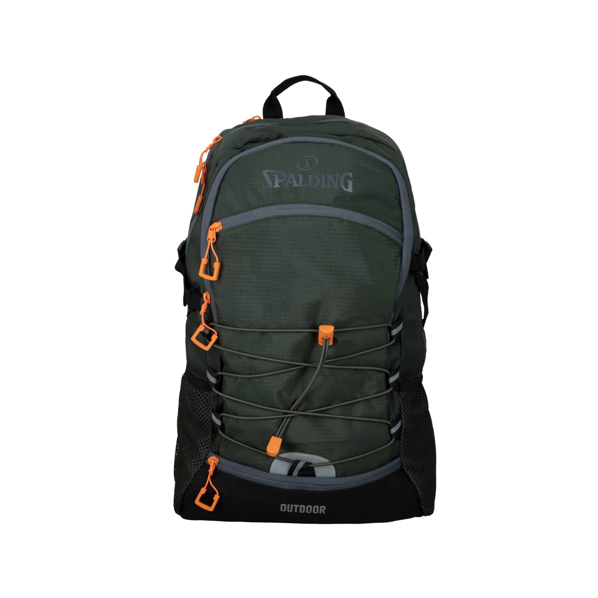 MOCHILA OUTDOOR 4 BOLSILLOS DK GREEN-GRAY-ORG