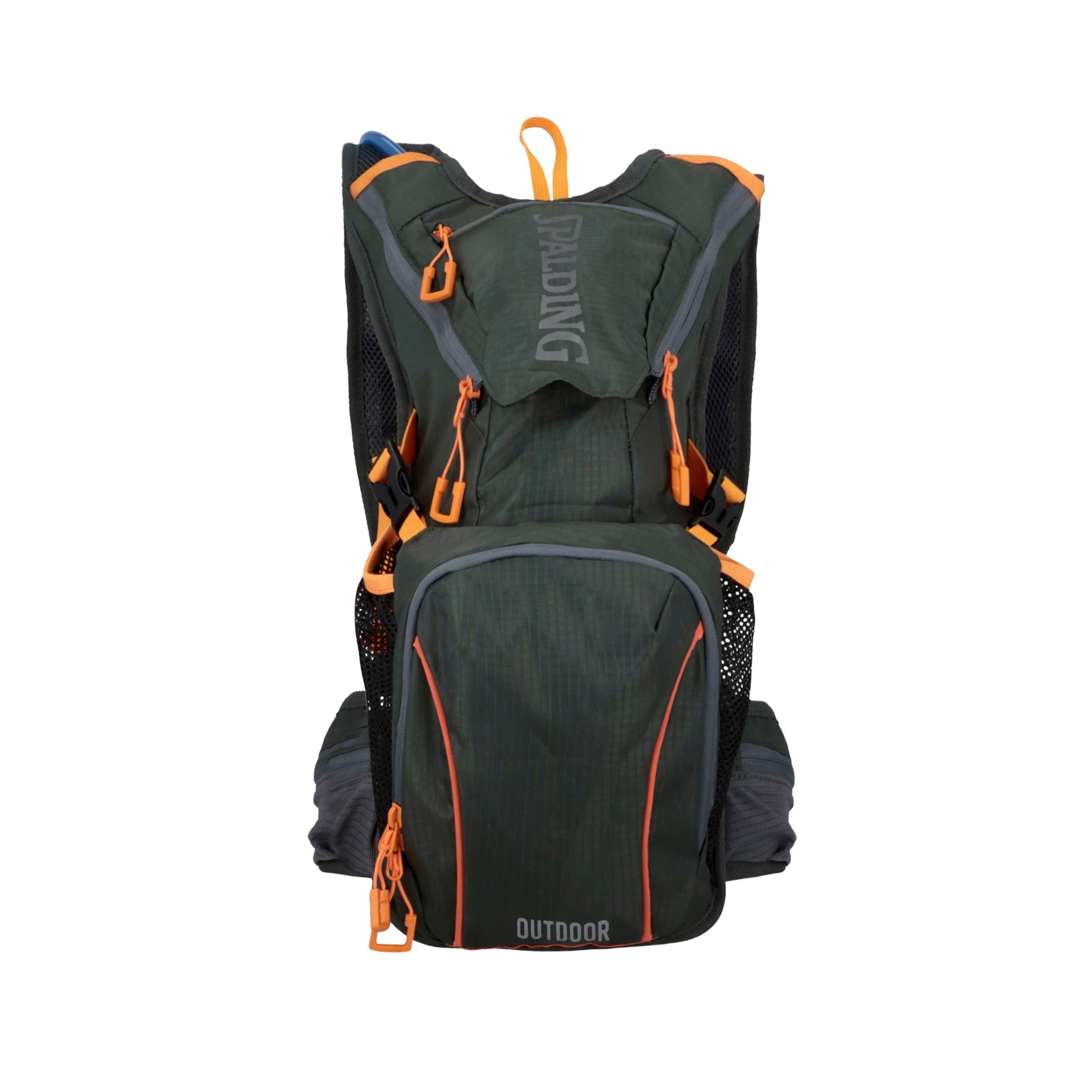 MOCHILA OUTDOOR CAMEL BACK DARK GREEN-GRAY-ORG