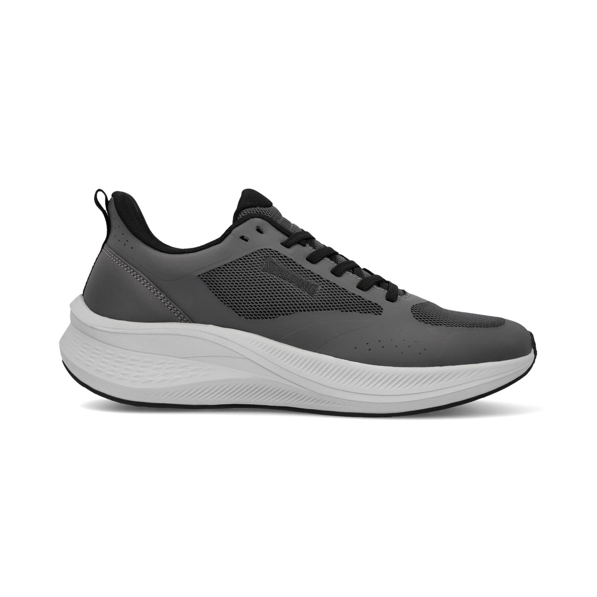 Zapatilla Spalding Walk Hombre Gris Acero/Negro