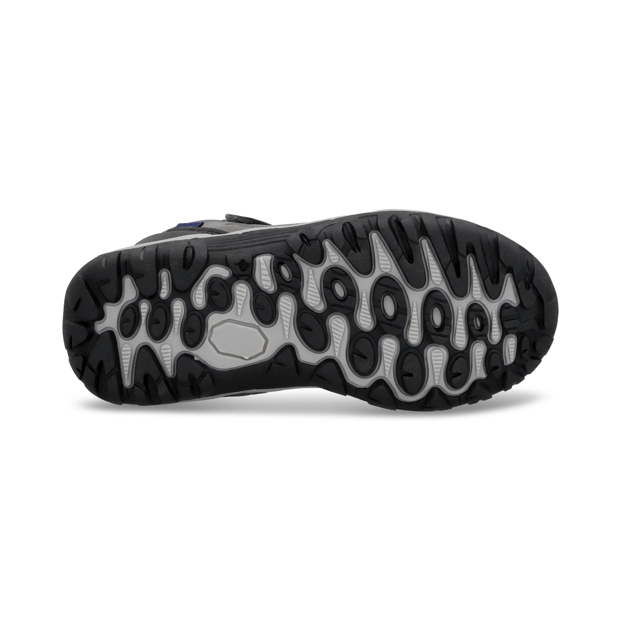ZAPATOS OUTDOOR AKON KIDS GRIS - AZUL
