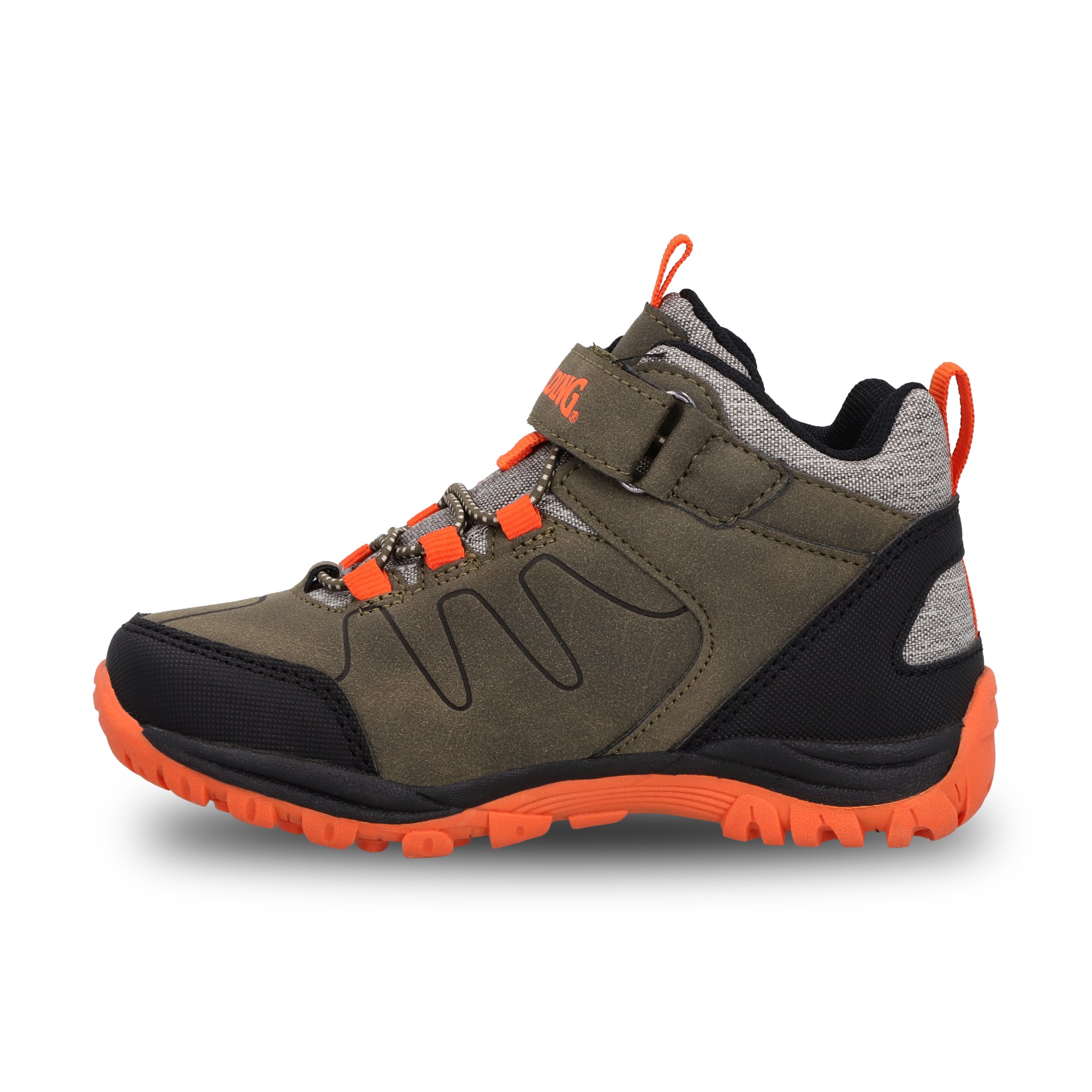 ZAPATOS OUTDOOR - AKON KIDS KHAKI ORANGE