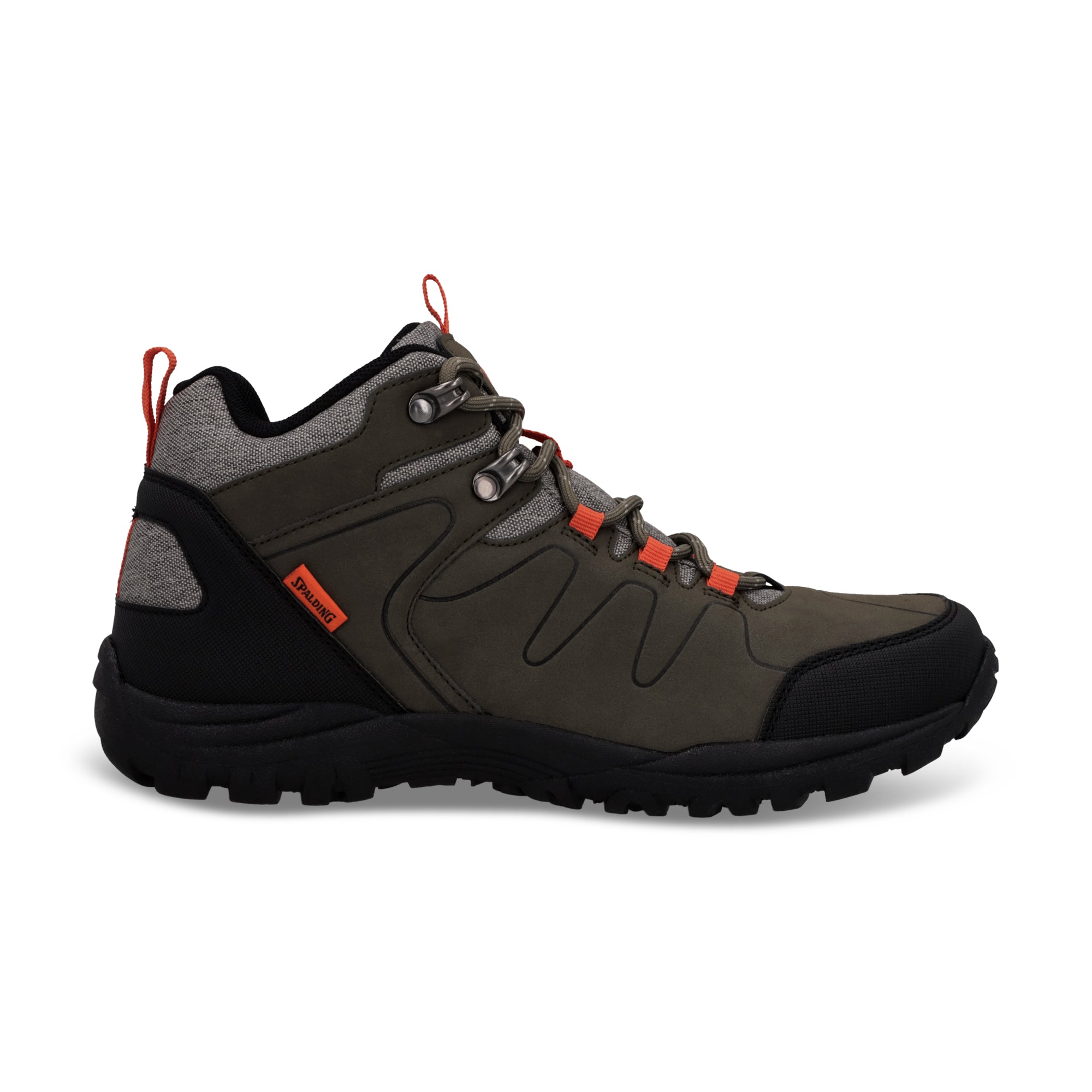 ZAPATOS OUTDOOR - AKON JUNIOR KHAKI-ORANGE