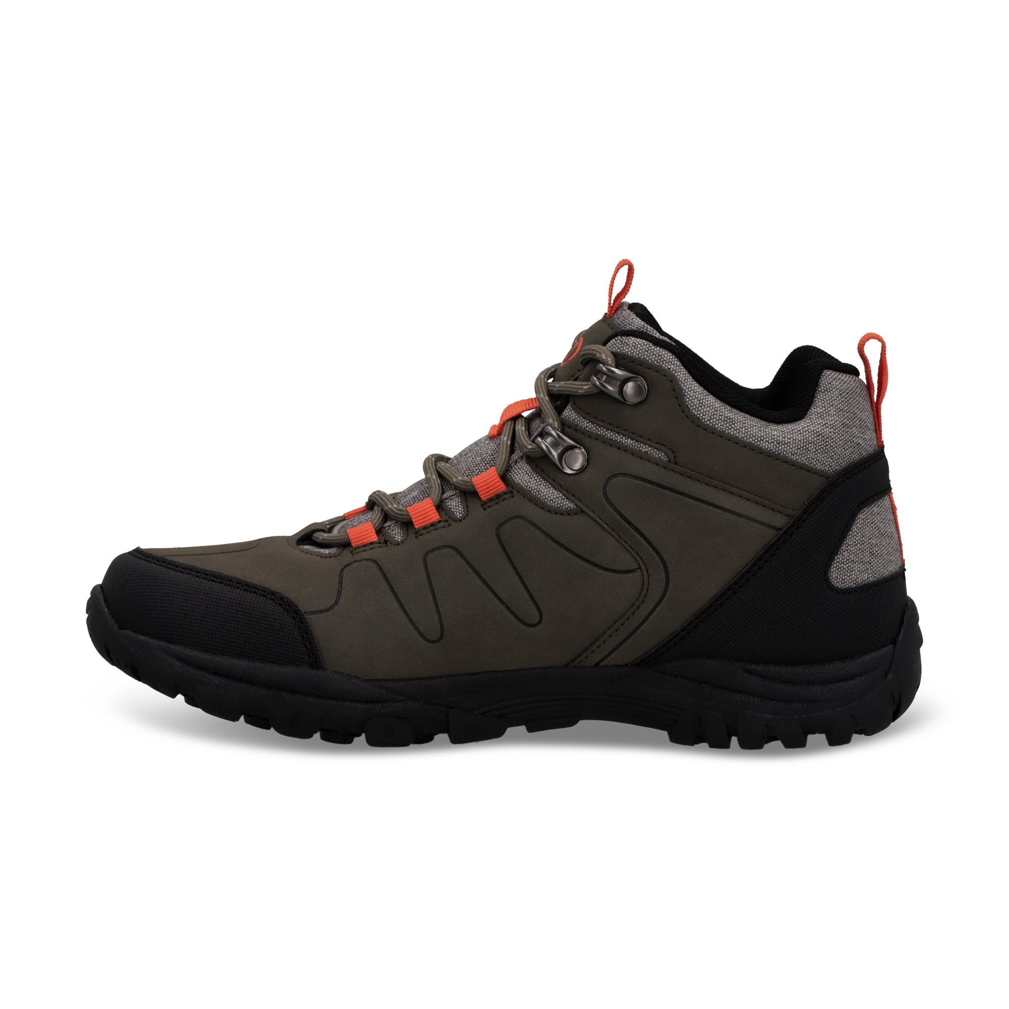 ZAPATOS OUTDOOR - AKON JUNIOR KHAKI-ORANGE