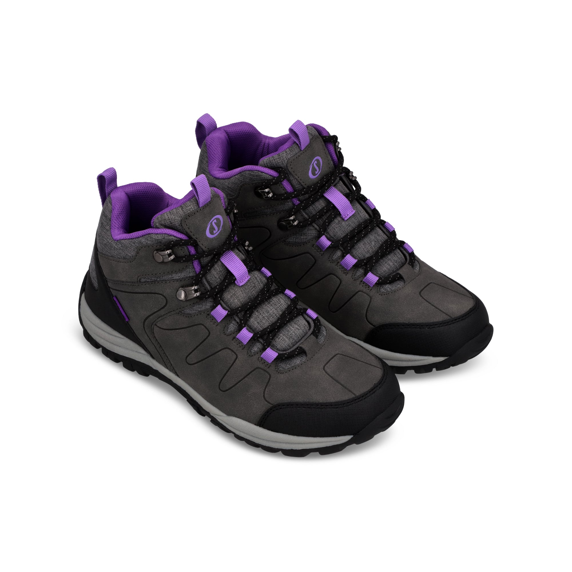 ZAPATOS OUTDOOR - AKON JUNIOR GREY-LILAC