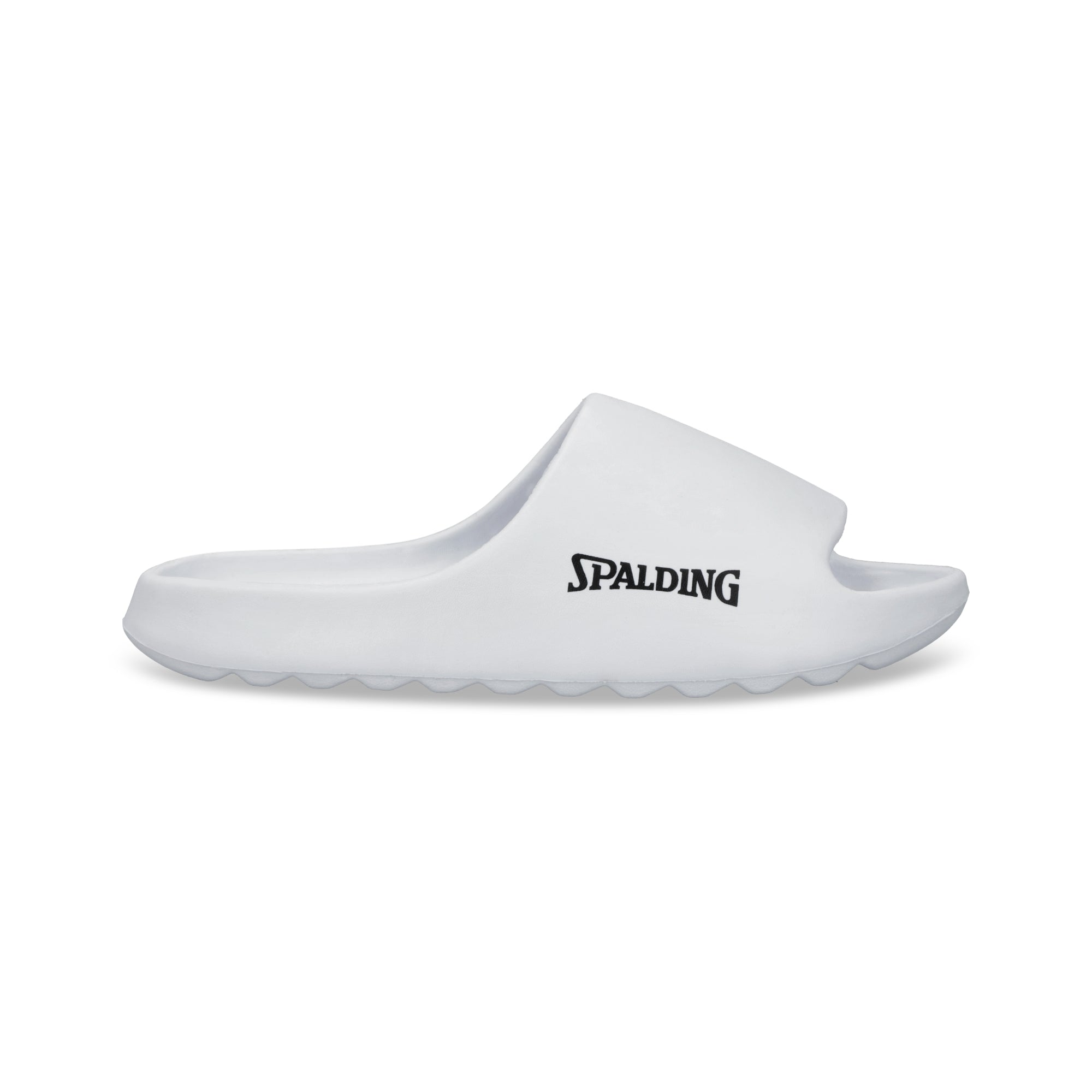 SANDALIAS SLIDE NUBE JUNIOR WHITE BLACK