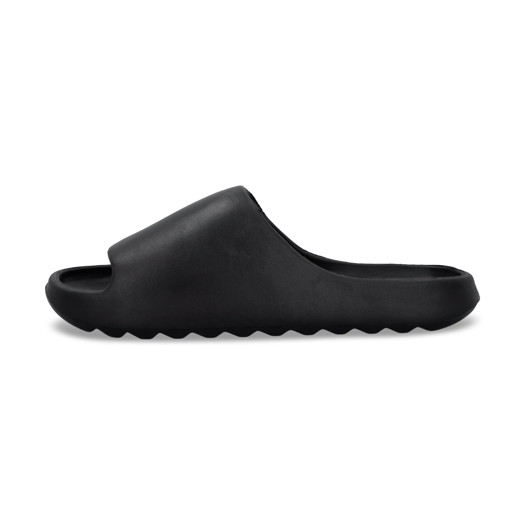 SANDALIAS SLIDE NUBE JUNIOR BLACK WHITE