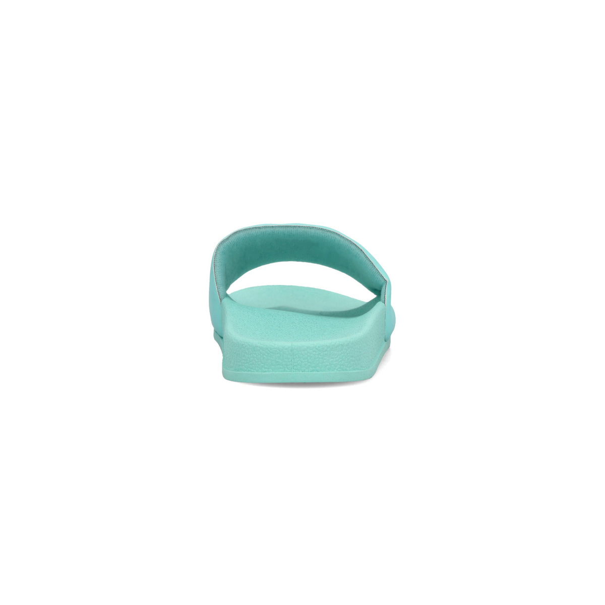 Sandalia Spalding Logo Slide Jr. Aqua/Blanco