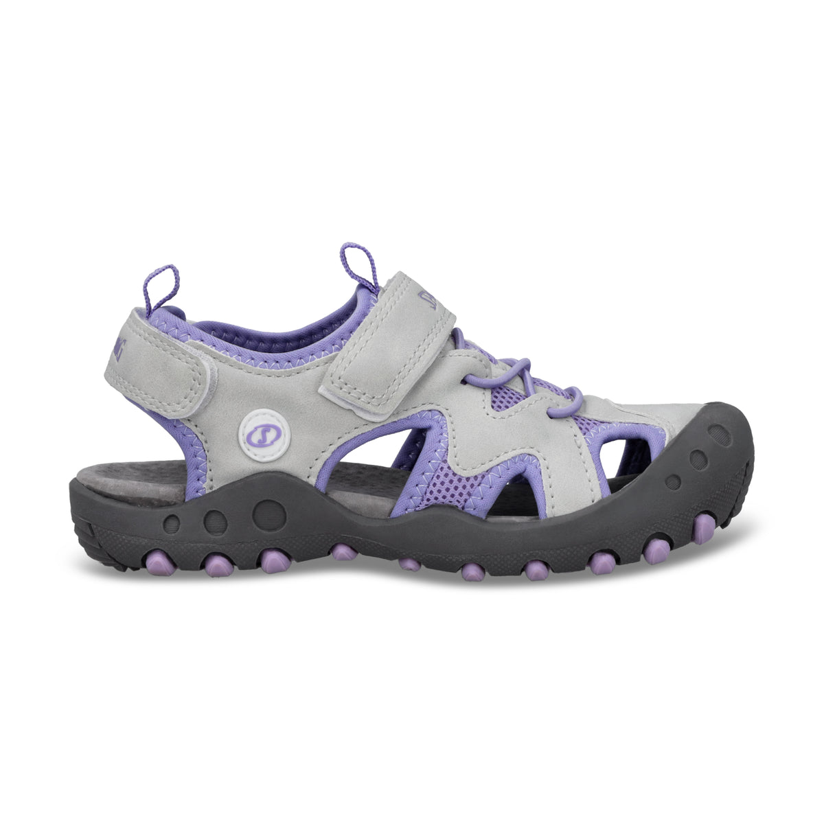 Sandalia Spalding Outdoor Kids Light Grey/Lilac