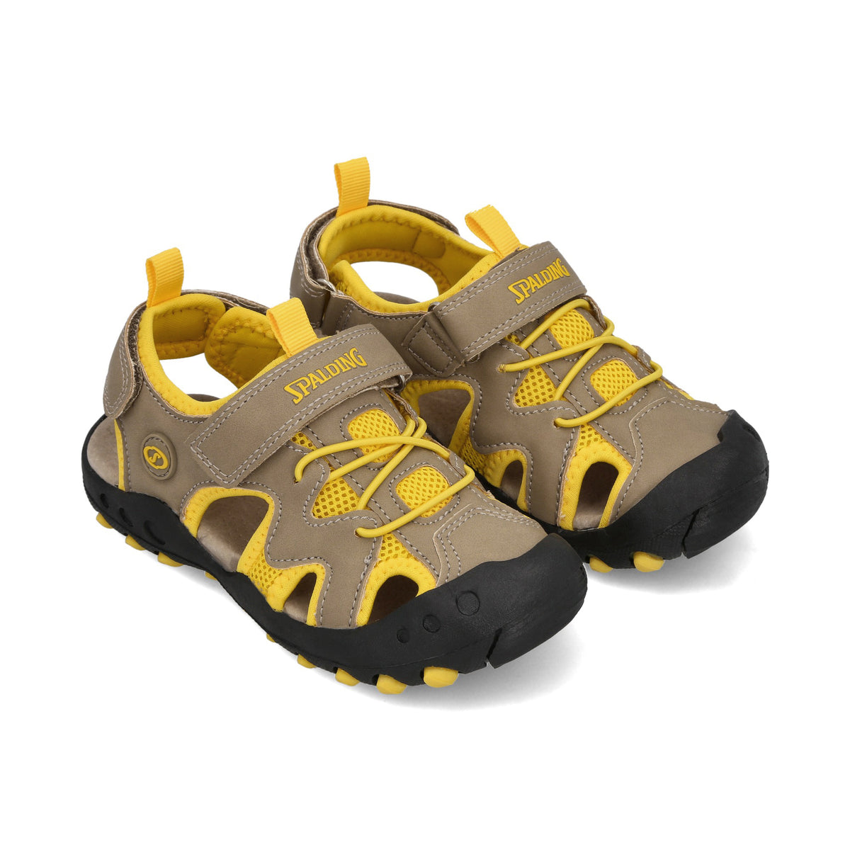 Sandalia Spalding Outdoor Kids Taupe/Yellow