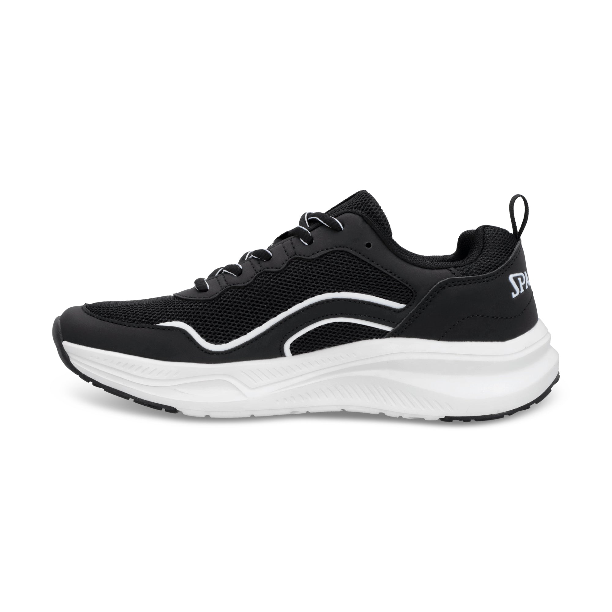 ZAPATILLA TRAIL RUNNING CIRCUIT SPALDING JUNIOR BLACK-WHITE