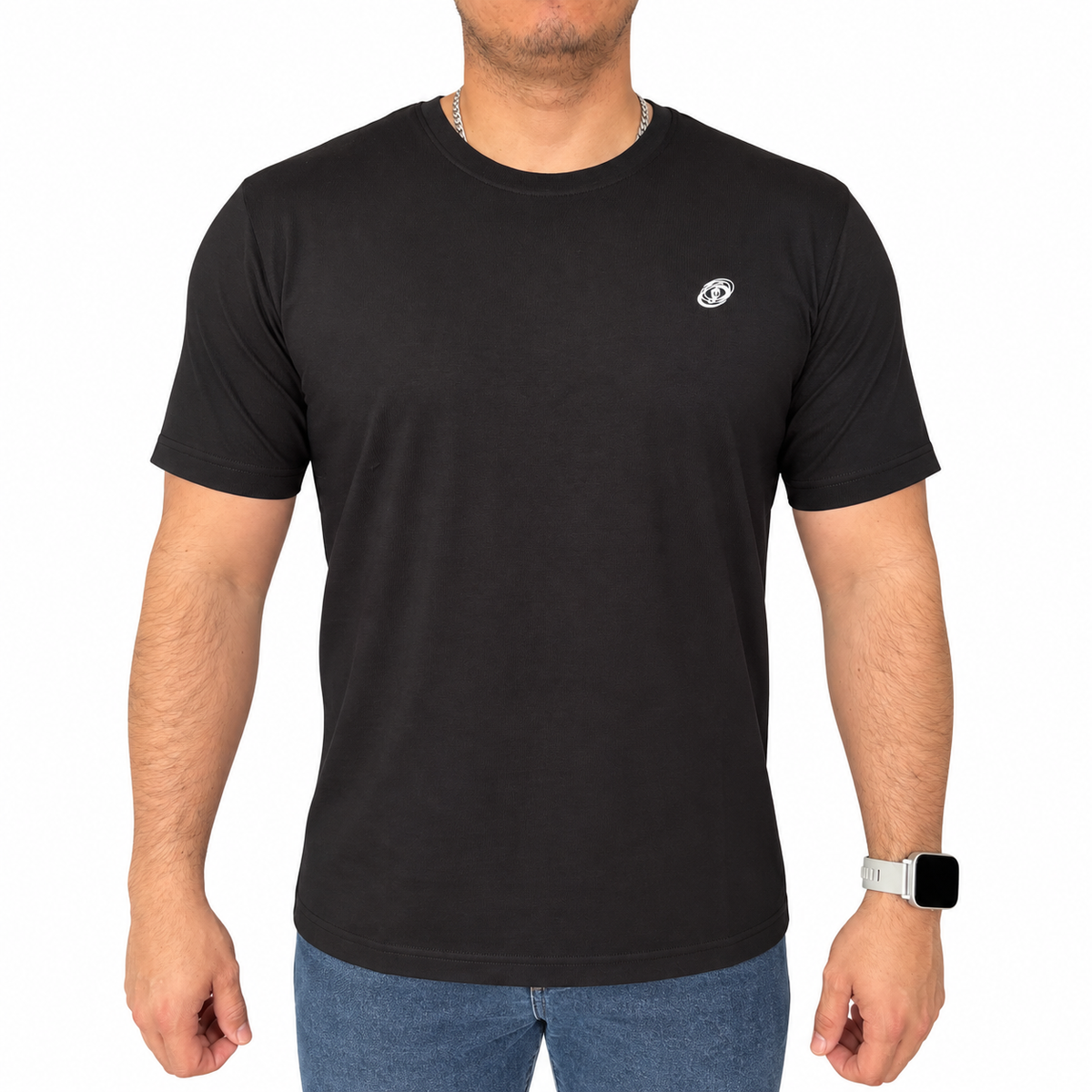 POLERA DEPORTIVA CASUAL NEGRO