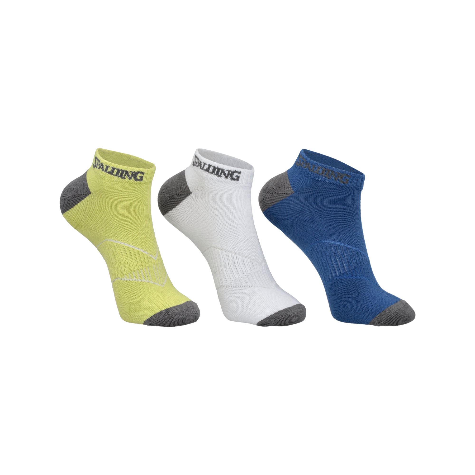 CALCETINES TRIPACK SPALDING CORTO PUNTA TALON 40-44 AABG